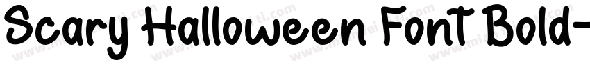 Scary Halloween Font Bold字体转换